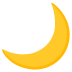 crescent moon on Google