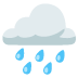 cloud with rain on Google