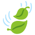 leaf fluttering in wind on Google