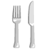 fork and knife on Google