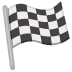 chequered flag on Google