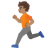 person running: medium skin tone on Google