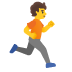 person running facing right on Google