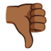 thumbs down: medium-dark skin tone on Google