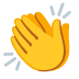 clapping hands on Google