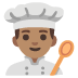 man cook: medium skin tone on Google
