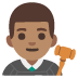 man judge: medium skin tone on Google