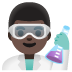 man scientist: dark skin tone on Google
