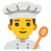 man cook on Google