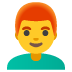 man: red hair on Google