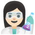 woman scientist: light skin tone on Google