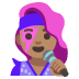 woman singer: medium skin tone on Google