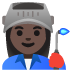 woman factory worker: dark skin tone on Google
