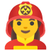 woman firefighter on Google