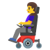 woman in motorized wheelchair on Google