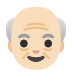 old man: light skin tone on Google