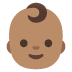 baby: medium skin tone on Google