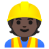 construction worker: dark skin tone on Google