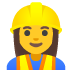 woman construction worker on Google