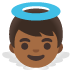 baby angel: medium-dark skin tone on Google