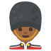 man guard: medium-dark skin tone on Google