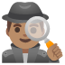 man detective: medium skin tone on Google