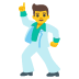 man dancing on Google