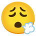 face exhaling on Google