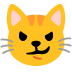 cat with wry smile on Google