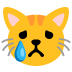 crying cat on Google