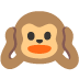 hear-no-evil monkey on Google