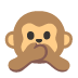 speak-no-evil monkey on Google