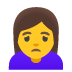 woman frowning on Google