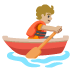 person rowing boat: medium-light skin tone on Google