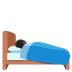 person in bed: dark skin tone on Google