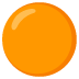 orange circle on Google