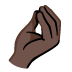 pinched fingers: dark skin tone on Google