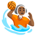 person playing water polo: medium-dark skin tone on Google