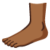 foot: medium-dark skin tone on Google