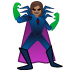 woman supervillain: medium skin tone on Google