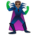 man supervillain: medium skin tone on Google