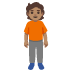 person standing: medium skin tone on Google