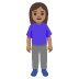 woman standing: medium skin tone on Google