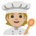 cook: medium-light skin tone on Google
