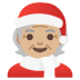 Mx Claus: medium-light skin tone on Google