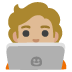 technologist: medium-light skin tone on Google