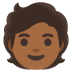 person: medium-dark skin tone on Google