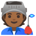 factory worker: medium-dark skin tone on Google