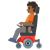 person in motorized wheelchair: medium-dark skin tone on Google