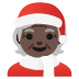 Mx Claus: dark skin tone on Google